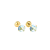 Brinco Baby Zircônia 5mm Folheado a Ouro - Imagem 6