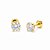 Brinco Baby Zircônia 5mm Folheado a Ouro 18k - Imagem 2
