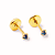 Brinco Baby Pedra 4,5mm Folheado a Ouro - Imagem 2