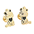 Brinco Baby Gatinha Folheado a Ouro - Imagem 3