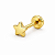 Brinco Estrelinha Mini Folheado a Ouro 18k - Imagem 3