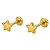 Brinco Estrelinha Mini Folheado a Ouro 18k - Imagem 1
