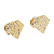 Brinco Diamante Folheado a Ouro - Imagem 1