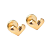 Brinco Baby Coração Mini Gordinho Folheado a Ouro - Imagem 2