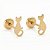 Brinco Baby Gatinho Folheado a Ouro - Imagem 1