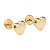 Brinco Baby Coração Folheado a Ouro - Imagem 1