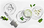 Kit de Cuidados Faciais Naturais - Espuma de Limpeza, Peeling de Cristais de Quartzo, Sérum e Hidratante - Imagem 2