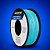 Filamento 3D PLA SILK 1,75mm Masterprint 1Kg - AZUL TIFFANY - Imagem 1