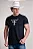 CAMISETA MASCULINA TEXAS FARM  COD 4166- PRETO/ OFF WHITE - Imagem 1
