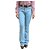 CALÇA LAÇO FORTE COUNTRY FEMININA BARRA BOOTCUT AZUL - Imagem 1