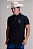 CAMISA POLO MASCULINA TEXAS FARM PRETO/ OFF WHITE - Imagem 1