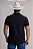 CAMISA POLO MASCULINA TEXAS FARM PRETO/ OFF WHITE - Imagem 3