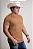 CAMISETA MASCULINA TEXAS FARM- MARROM CAPPUCCINO/ OFF WHITE - Imagem 2