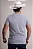 CAMISETA MASCULINA TEXAS FARM  CINZA MESCLA CLARO - Imagem 3