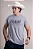 CAMISETA MASCULINA TEXAS FARM  CINZA MESCLA CLARO - Imagem 1
