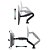 Suporte Ergonômico Articulado de Mesa, 2 Monitores 17" a 35", Pistão a Gás, Suporta Até 9kg por Tela, Preto, AF160N, ELG - Imagem 4