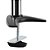 Suporte Ergonômico Tipo Torre Multiarticulado de Mesa, Para 2 Monitor 14" a 27", Suporta 8kg por Tela, Preto, F50D, ELG - Imagem 3