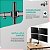 Suporte Ergonômico Articulado de Mesa, 4 Monitores 15" a 27", Altura Ajustável, Até 8kg por Monitor, Preto, T160ND4, ELG - Imagem 3