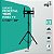 Suporte Pedestal Tipo Tripé para TV, 32" a 55", Suporte Até 35kg, Altura Ajustável 124-188cm, Preto, A06V4_TP, ELG - Imagem 1