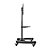 Suporte Pedestal Móvel para TV, Suporte Até 65kg, Rodízios, Altura Ajustável 112-152cm, Preto, A06V6_PRO, ELG - Imagem 5