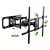 Suporte Articulado de Parede para TV, 55" a 90", Suporte Até 75kg, Distância Ajustável, Preto, A02V8XL, ELG - Imagem 7
