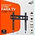 Suporte Fixo de Parede para TV, 32" a 77", Suporte Até 50kg, Preto, N01V4, ELG - Imagem 2