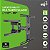 Suporte Articulado de Parede para TV, 32" a 86", Suporte Até 46kg, Distância Ajustável 5-38cm, Preto, A02V6N, ELG - Imagem 1