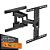 Suporte Articulado de Parede para TV, 32" a 86", Suporte Até 46kg, Distância Ajustável 5-38cm, Preto, A02V6N, ELG - Imagem 1