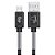 Cabo Micro USB, Sincronização e Recarga 12W 2.4A, Reforço em Mola Inox, 1 metro, Preto, SP510BK, ELG - Imagem 1