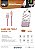 Cabo USB Tipo-C, Sincronização e Recarga 12W 2.4A, Tecido Reforçado, 1 metro, Rosa, CNVC10PK, ELG - Imagem 4