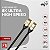 Cabo HDMI Premium 2.1, Reforçado, 8K Ultra High Speed, 144Hz/180Hz, 2 metros, Preto, HS8K20, ELG - Imagem 2