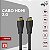 Cabo HDMI 2.0 ELG HS2030 High Speed 4K 18Gbps com Ethernet e ARC 3m, Preto - Imagem 2