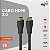 Cabo HDMI 2.0 ELG HS1018 High Speed 4K 18Gbps com Ethernet e ARC 1,8m, Preto - Imagem 2