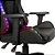Cadeira Gamer Ergonômica Pollux, Braço 3D, Inclinação 135º, Suporta 150kg, LED RGB, CH08BKRGB, ELG - Imagem 3