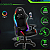 Cadeira Gamer Ergonômica Pollux, Braço 3D, Inclinação 135º, Suporta 150kg, LED RGB, CH08BKRGB, ELG - Imagem 7