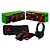 Combo Gamer Dragon War 4 em 1, Headset 40W, Mouse 2400DPI, Teclado ABNT2, Mousepad Sense Control, Vermelho, CGDW41R, ELG - Imagem 1