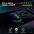 Mousepad Gamer Merak Speed, Tamanho Grande 45x40cm, Borda Costurada, Base Antiderrapante, Preto, MPML, ELG - Imagem 2