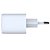 Carregador de Parede USB GaN, 2 Portas, Tipo-C Power Delivery + USB-A Quick Charge 3.0, 30W, Branco, W35GAN, ELG - Imagem 2