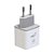 Carregador de Parede USB GaN, 2 Portas, Tipo-C Power Delivery + USB-A Quick Charge 3.0, 30W, Branco, W35GAN, ELG - Imagem 3
