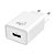 Carregador de Parede USB Universal, 1 Porta USB 2.1A, Carga Rápida, Proteção Inteligente, Branco, WC1A, ELG - Imagem 1