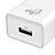 Carregador de Parede USB Universal, 1 Porta USB 2.1A, Carga Rápida, Proteção Inteligente, Branco, WC1A, ELG - Imagem 3