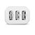 Carregador Veicular Universal, 3 Portas USB 2.1A, 12V-24V, Carga Rápida, Branco, CC3S, ELG - Imagem 3