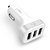 Carregador Veicular Universal, 3 Portas USB 2.1A, 12V-24V, Carga Rápida, Branco, CC3S, ELG - Imagem 1