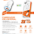 Carregador Veicular Universal, USB-C 3.1A + USB-A 3.1A, 12V-24V, Carga Rápida, Branco, CC2STC, ELG - Imagem 7