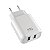 Carregador de Parede USB Universal, 2 Portas USB 2.4A, Carga Rápida, Proteção Inteligente, Branco, WC124E, ELG - Imagem 1