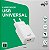 Carregador de Parede USB Universal, 1 Porta USB 1A, Carga Rápida, Proteção Inteligente, Branco, WC1AE, ELG - Imagem 2