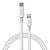 Cabo USB-C para Lightning, Carga Rápida 15W 3A, 1 metro, Branco, TCL10, ELG - Imagem 3