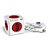 Filtro de Linha PowerCube, 5 Tomadas 10A, Cabo 1,5 metros, Bivolt, Branco/Vermelho, PWC-X5, ELG - Imagem 1