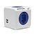 Filtro de Linha PowerCube, 4 Tomadas 10A + 2 USB 2.4A, Sem Cabo, Bivolt, Branco/Azul, PWC-R4U, ELG - Imagem 6