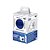 Filtro de Linha PowerCube, 4 Tomadas 10A + 2 USB 2.4A, Sem Cabo, Bivolt, Branco/Azul, PWC-R4U, ELG - Imagem 10